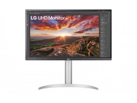 LG 27" 4K UHD 60Hz 5ms USB-C PD90W IPS Monitor 3840 X 2160 27UP85NP-W 3 Years