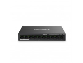 Mercusys MS110P 10-Port 10/100Mbps Desktop Switch with 8-Port PoE+ RJ45 ports