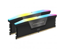 Corsair 64GB VENGEANCE RGB DDR5 6600MT/s DIMM Memory Kit Black 2 x 32GB 288 pin