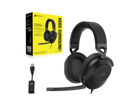 Corsair HS65 SURROUND Wired Gaming Headset Carbon CA-9011270-NA 20Hz - 20 kHz