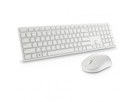 Dell Pro Wireless Keyboard and Mouse KM5221W Hebrew English White 2.4 GHz