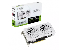 ASUS Dual GeForce RTX 4070 SUPER EVO White OC Edition 12GB