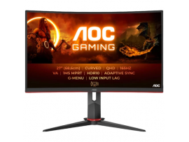 Curved Gaming Monitor AOC 27" VA QHD 165Hz 1ms CQ27G2S-BK