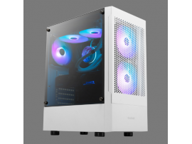 GAMDIAS TALOS E3 MESH WH PC Computer Case Mid-Tower