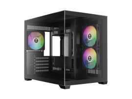 GAMDIAS AURA GC10M ARGB PC Computer Case Micro-ATX Tower