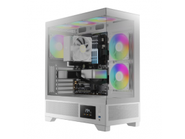GAMDIAS ATLAS M1 White PC Computer Case Mid-Tower