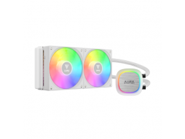 Liquid cooling GAMDIAS AURA GL240 V2 WH 120mm Fan ARGB 4 pins