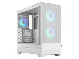 Fractal Design Pop Air RGB White TG Clear Tint Computer Case ATX FD-C-POR1A-01