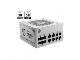 PSU Power Supply MSI MAG A850GL PCIE5 WHITE 80+ GOLD 120mmFan 850w