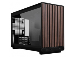 Lian-Li A3 Wood with Tempered Glass Black PC Computer Mini Tower Case A3X-WDG