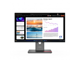 LENOVO ThinkVision P24Q-40 Screen 23.8" 2560x1440 Black 4ms 120Hz 64B2GAT1IS