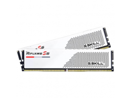 G.Skill RAM DDR5 32GB 2x16GB 6400 CL36 Ripjaws S5 White XMP 6400J3648F16GX2-RS5W