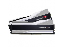 G.Skill RAM DDR5 32GB 2x16GB 5600 CL40 Trident Z5 Silver 5600J4040C16GX2-TZ5S