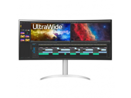 LG 37.5" Ultra-Wide IPS QHD 75Hz 5ms 2300R Curved Monitor 21:9 1:1000 38BQ85C-W