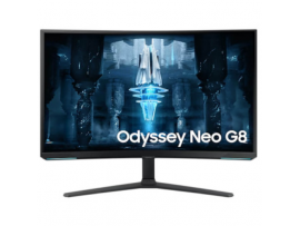 Samsung 32" Odyssey Neo G8 VA 4K UHD 240Hz 1ms 1000R Curved Monitor S32BG850NP