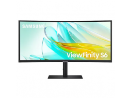 Samsung 34" ViewFinity S6 VA UWQHD 100Hz 5ms 1000R Curved Monitor S34C652UAU