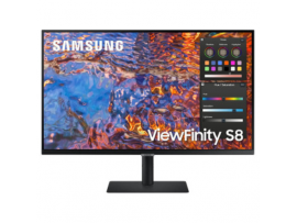Samsung 27" Viewfinity S8 IPS 4K UHD 60Hz 5ms Monitor 16:9 1:1000 S27B800PXP