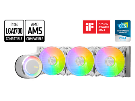 MSI MAG CORELIQUID E360 WHITE CPU Liquid Cooler