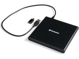 Verbatim External Slimline CD/DVD Writer - USB 3.2 Gen1