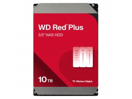 WD HDD 10TB 512MB 7200 3.5" SATA3 NAS 24/7  Red Plus 7200