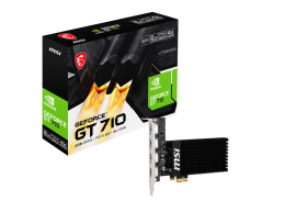 MSI GT 710 2GD3H 4HDMI Graphics Card 2GB GDDR6 HDMI