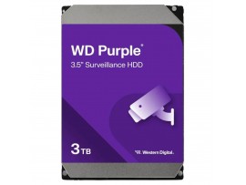 WD 3TB 256MB 3.5" SATA3 Purple HDD 5400 RPM WD33PURZ