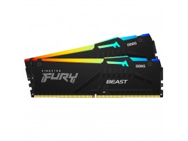 Kingston DDR5 32GB (2x16GB) 6000 CL36 FURY Beast RGB Black