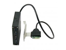 IPPON PCI-E x1 Card USB 3.0 4-Ports + 3.5" Bay Kit IPCS012