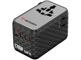 Verbatim Charge 'n' Travel 170W GaN III Universal Adapter