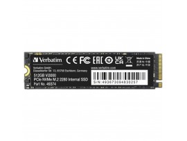 Verbatim Vi3000 512GB NVMe M.2 PCIe Gen3.0x4 SSD M.2 2280