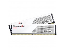G.Skill DDR5 64GB (2x32GB) 6000 CL30 Ripjaws S5 White