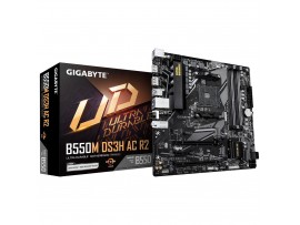 Gigabyte B550M DS3H AC R2 AMD AM4 DDR4 Micro ATX SATA3