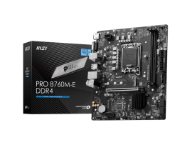 MSI PRO B760M-E DDR4 4800MHz LGA1700 Motherboard