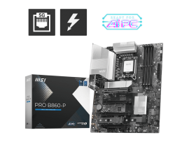MSI PRO B860M-A WIFI LGA1850 DDR5 UDIMM Motherboard