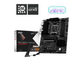 MSI PRO B850-S WIFI6E DDR5-8200MHz AMD AM5 Motherboard ATX