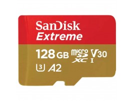 SanDisk 128GB Extreme microSD XC Card SDSQXAA-128G-GN6MN