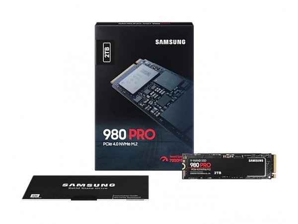 Samsung SSD 2.0TB 980 Pro NVMe M.2 MZ-V8P2T0BW