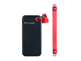 Verbatim 2TB Pocket External Mini SSD USB 3.2 Black/Red 32196