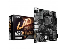 Gigabyte A520M H Motherboard AMD AM4 Micro-ATX ARGB