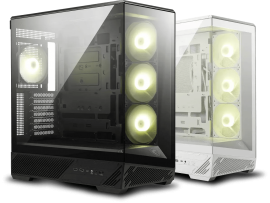 MSI MAG PANO 130R PZ Black ATX Mid-Tower Case Panoramic Tempered Glass