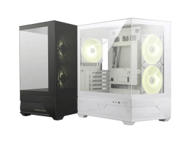 MSI MAG PANO 110R PZ White Mini Tower Gaming PC Case Panoramic Tempered Glass
