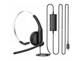 Edifier CC100 Wired USB-C USB-A Mono Headset AI Noise Canceling