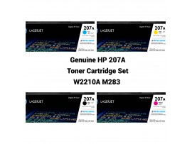Genuine HP 207A Toner Cartridge Set W2210A M283 Black Cyan Magenta Yellow OEM