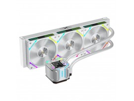 1stPlayer X-360 White CPU Liquid Cooler 360mm ARGB PWM Fan Intel AMD