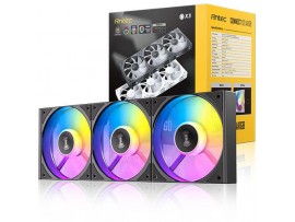 Antec Connect C120 Reverse ARGB Black Case Fan 3-Pack 120mm PWM