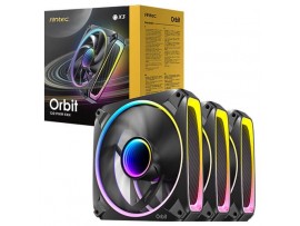 Antec Orbit 120 ARGB Case Fan 3-Pack 120mm RGB LED Cooling Fans