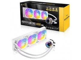 Antec Vortex Lum 360 White ARGB Liquid CPU Cooler 280W TDP 360mm AIO