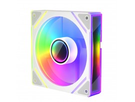1stPlayer FC 120mm ARGB Case Fan White 4-Pin PWM Quiet Cooling