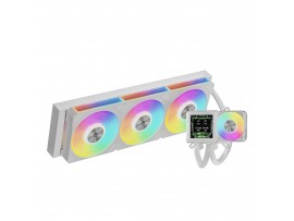 Coolleo ICE CORE 360 WH White AIO Liquid CPU Cooler ARGB Intel LGA1700 AMD AM5