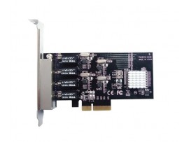 ST Lab N-451 PCIe 4-Port Gigabit Network Controller PCI-E x4 Card